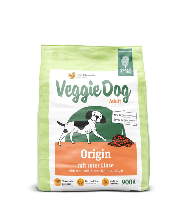 GREEN PETFOOD VeggieDog Origin Adult 900 g