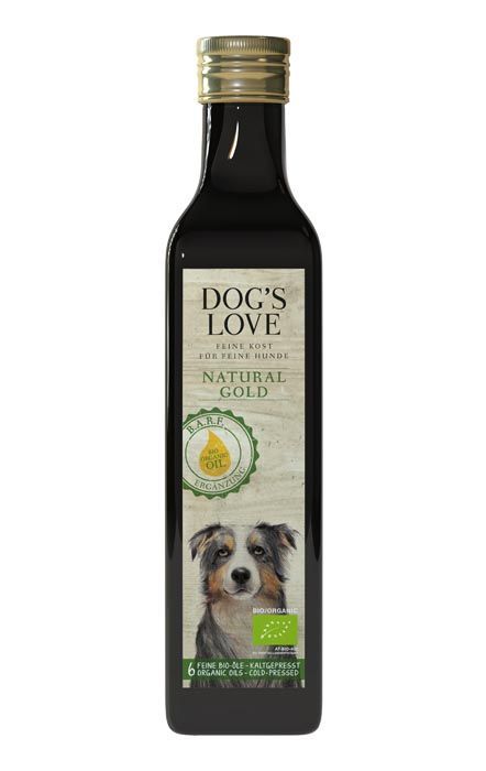 DOG'S LOVE Natural Gold Bio Öl kaltgepresst 250ml
