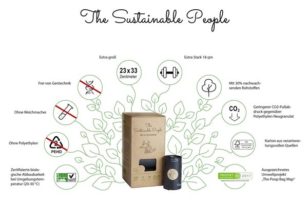 The Sustainable People Bio Hundekotbeutel